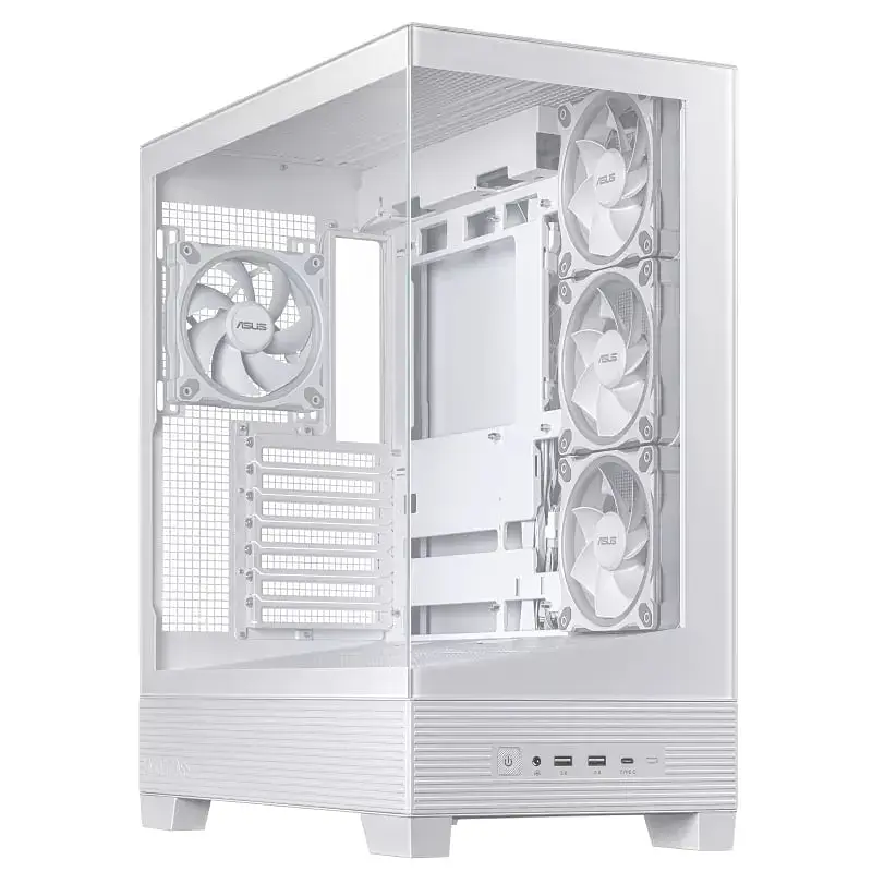 Корпус для ПК ASUS A31 Plus White Tempered Glass (90DC00R3-B19000) - фото 2