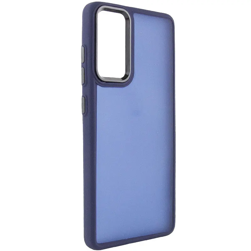 Чохол Epik TPU+PC Lyon Frosted для Samsung Galaxy S20 FE Navy Blue - фото 1