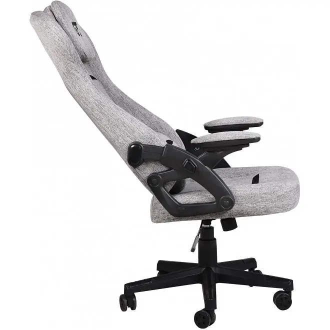 Геймерське крісло GT Racer X-5993-1 Fabric Gray [166937] - фото 4