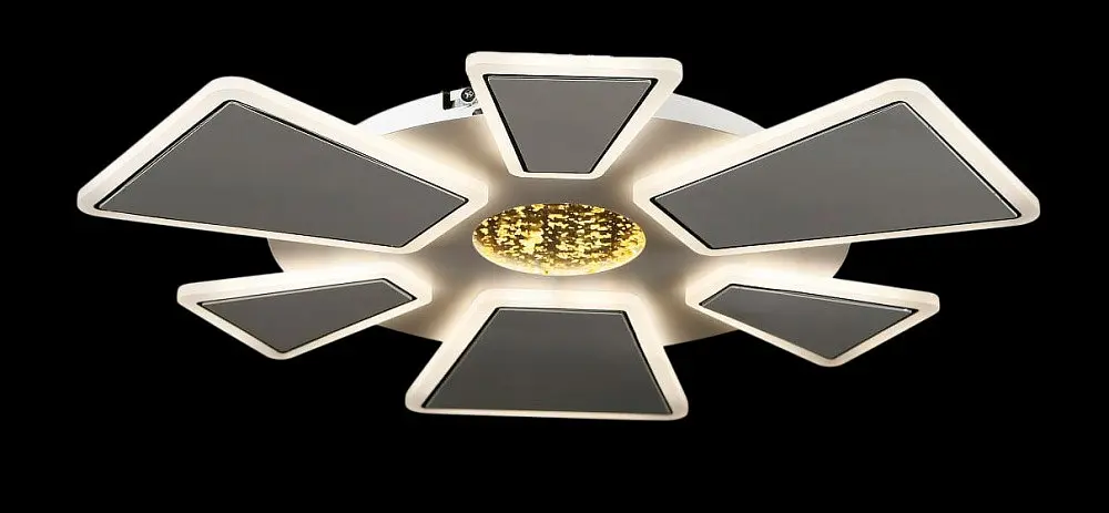 Люстра стельова LED Splendid Ray L2638/560/6+1, 7 ламп, 220В, білий акрил, сучасний стиль - фото 4