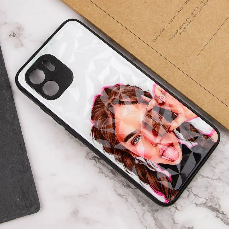 TPU+PC чохол Prisma Ladies для Xiaomi Redmi A1 / A2 Chocolate - фото 3