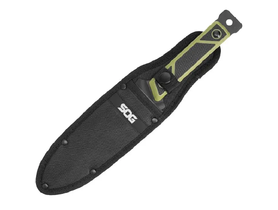 Ніж з фіксованим клинком SOG Rip Tide 6.5" Чорний-Зелений - фото 4