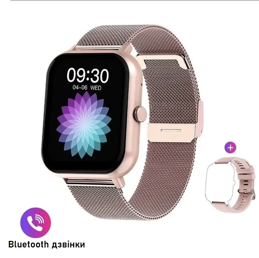 Смарт-годинник жіночий Lige ZL54C 2 ремінці Pink (7c200a44) - фото 2