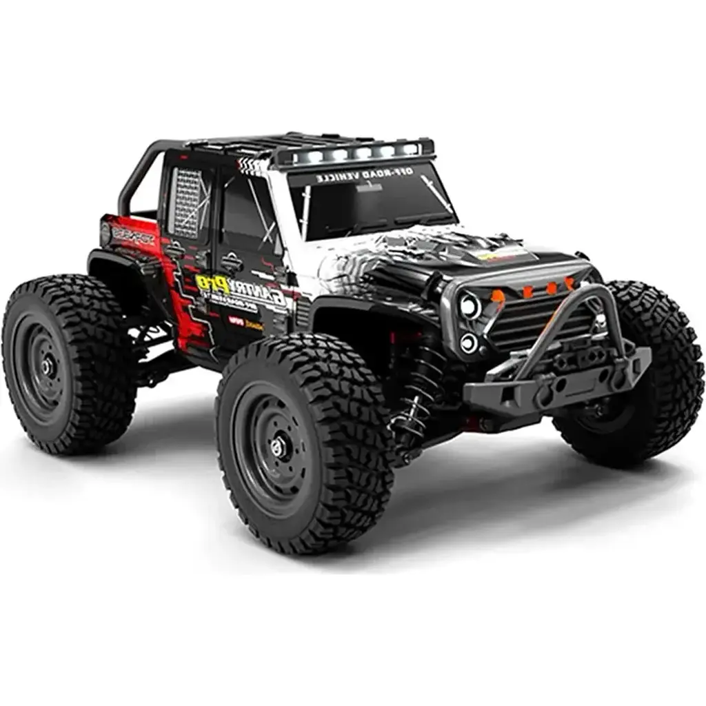 Машинка на радіокеруванні JJRC Q117C High-Speed Jeep Car Black/Red [102371] - фото 2