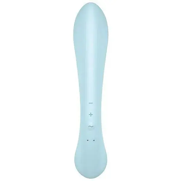 Вибратор-кролик Satisfyer Triple Oh Pink Blue - фото 3
