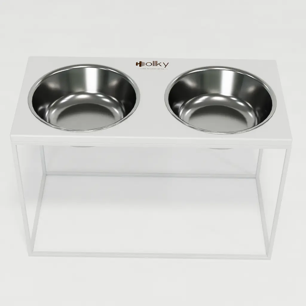 Hollky Base XXL40 — миски на підставці для дуже великих собак (2 × 2,8 л) - фото 3