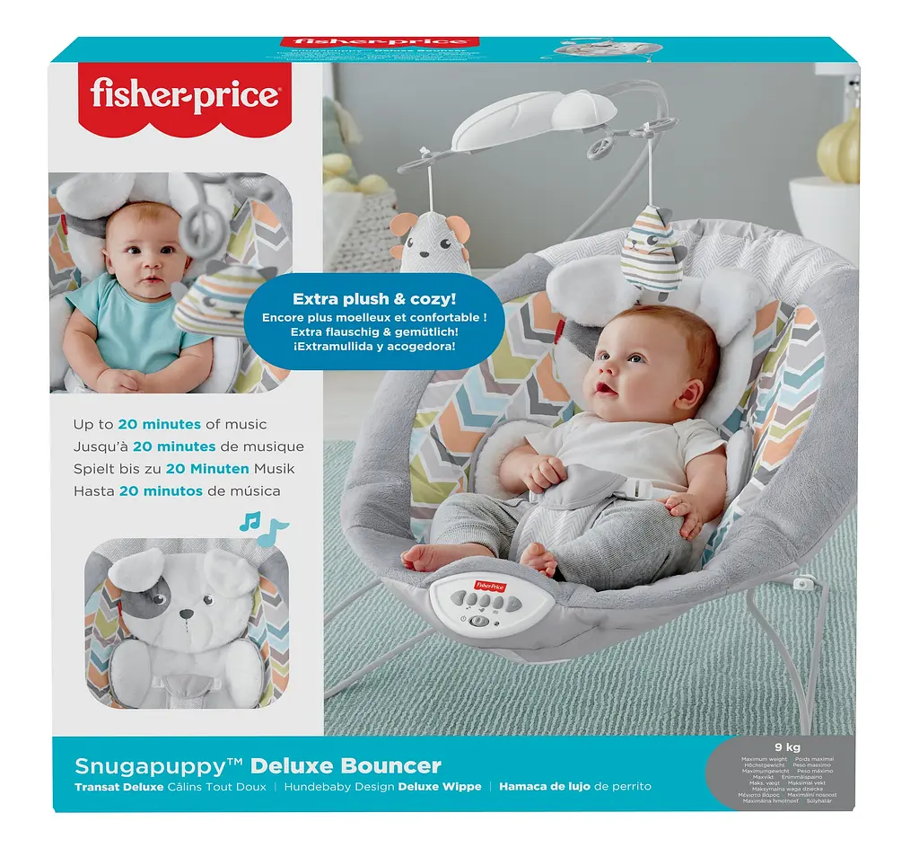 Масажне крісло Fisher-Price Deluxe Веселе цуценя (GWD50) - фото 10