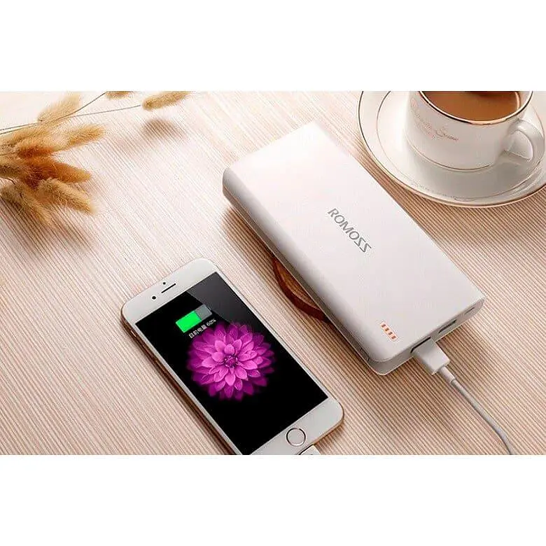 Универсальна мобильна батарея Romoss Sense6F 20000mAh 22.5W White (PPH80-611-1121H) - фото 4