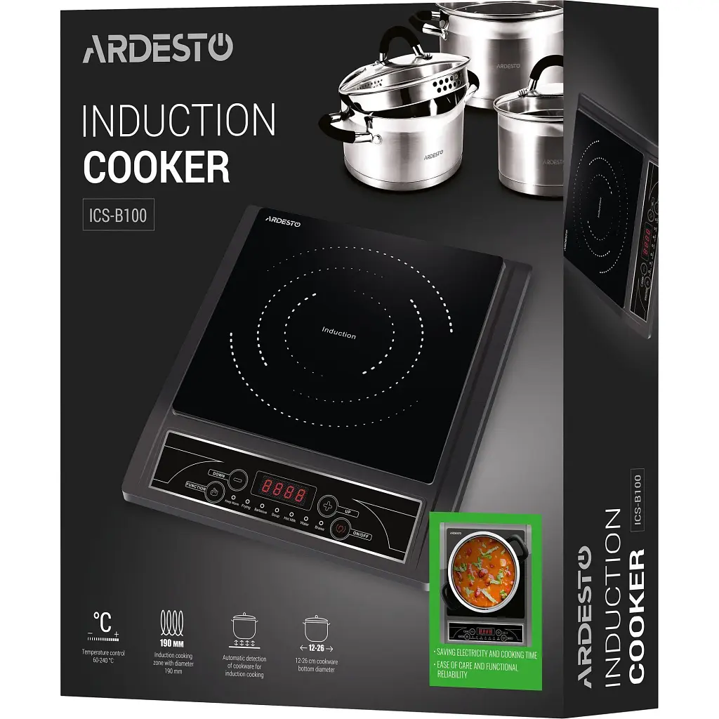 Настільна плита Ardesto ICS-B100 [147720] - фото 5