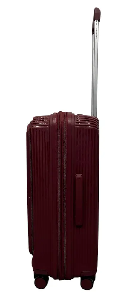 Валіза середня Airtex 647 поліпропілен M Бордова - фото 4