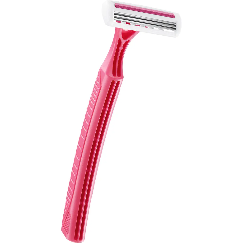Бритва женская BIC Pure 3 Lady Pink без сменных картриджей 4 шт. - фото 2