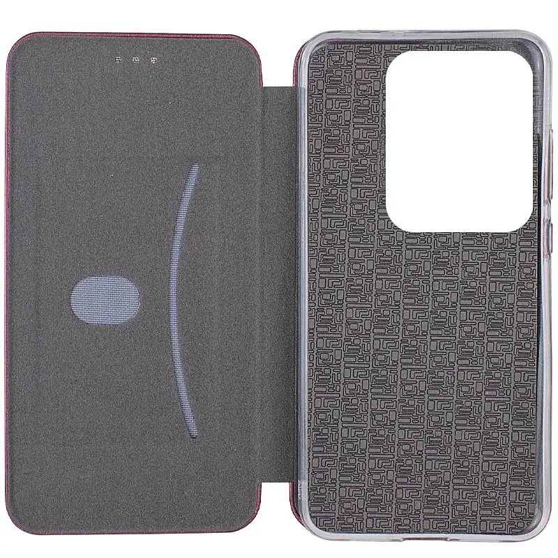 Шкіряний чохол-книжка Classy для Infinix Note 40 Pro 4G Бордовий - фото 4