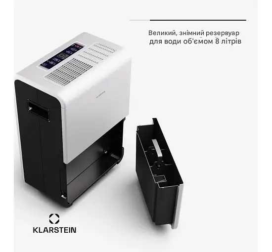 Осушувач повітря Klarstein DryFy Grand 55L Smart 55 л/24 год (10045544) - фото 7