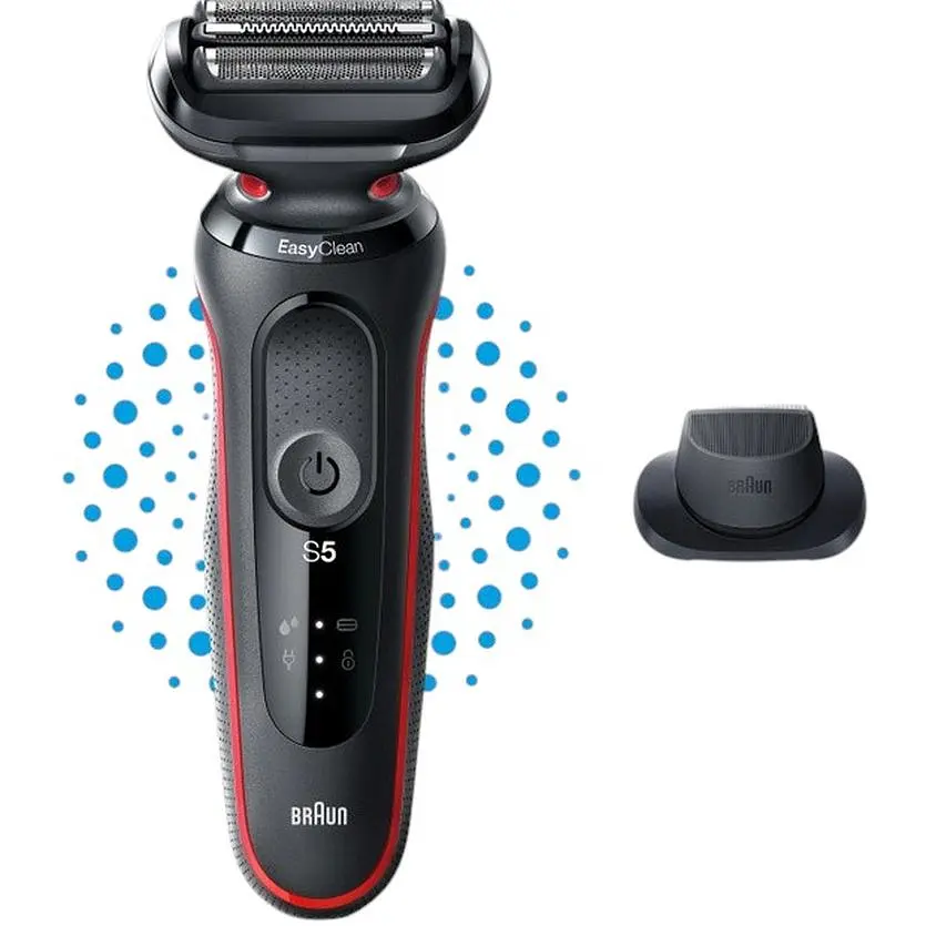 Електробритва Braun Series 5 51-R1200s чорно-червона [97327] - фото 3