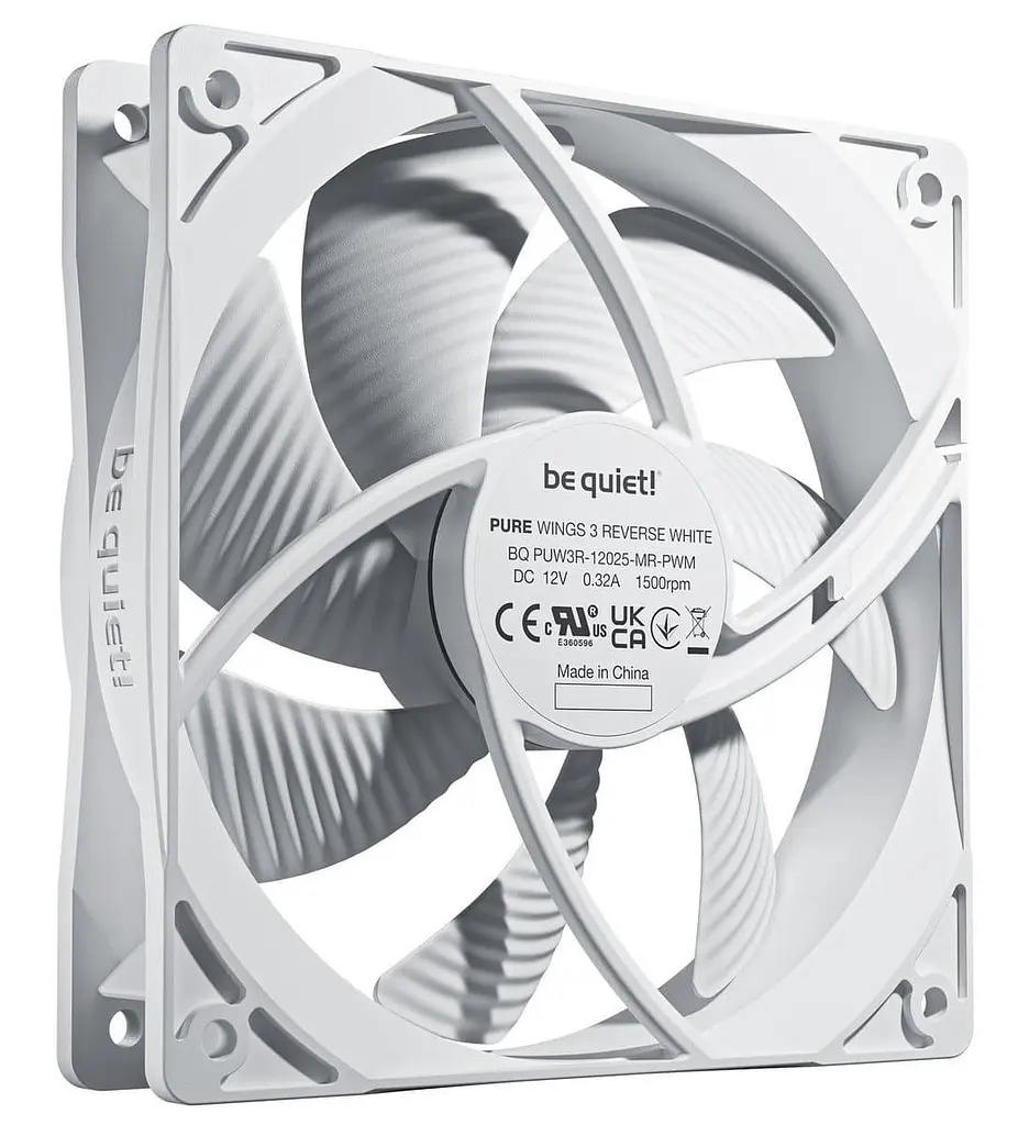 Комплект вентиляторів be quiet! PURE WINGS 3 120mm PWM Reverse 3 шт (BL136) - фото 2