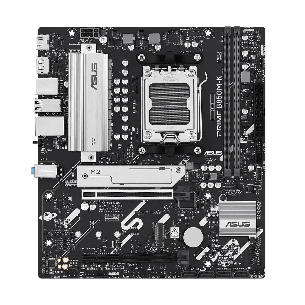 Материнcька плата Asus B850M-K Prime Socket AM5 (PRIME B850M-K) - фото 2