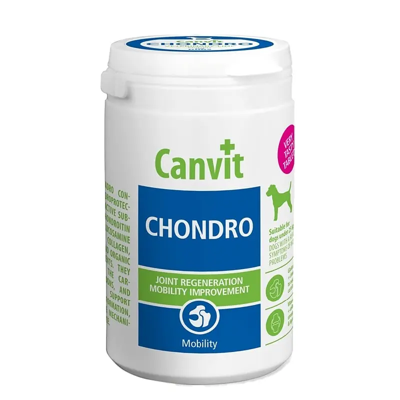 Вітаміни для собак Canvit Chondro для покращення суглобів та кісток 230 г can50730