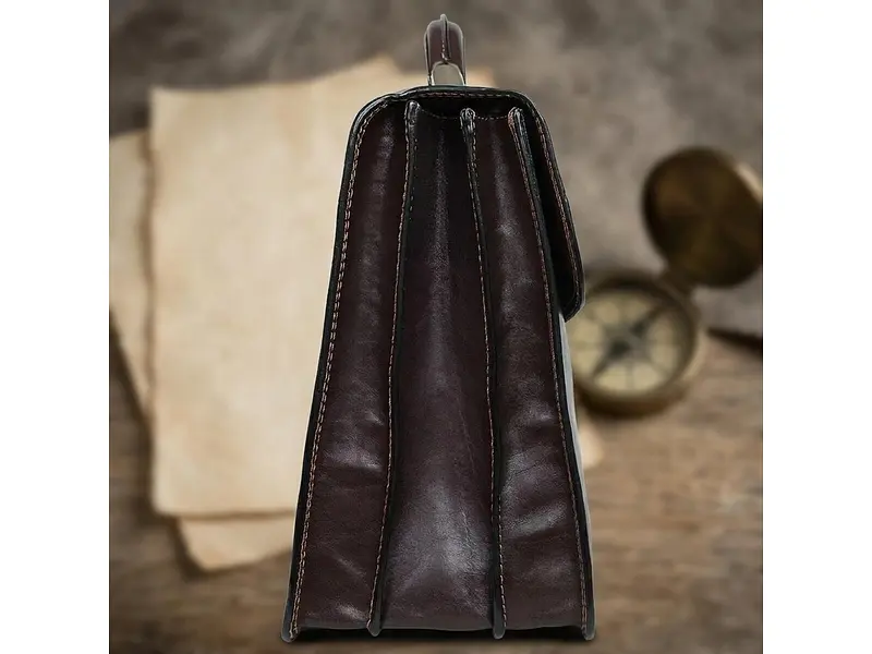 Чоловічий діловий портфель 8009/42 moro Коричневий 41x31x15 см TONY PEROTTI sum0029074 - фото 8