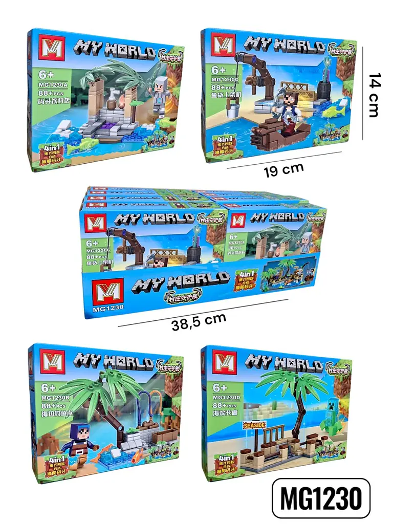 Конструктор Minecraft от 80 деталей (в ассортименте) - фото 2