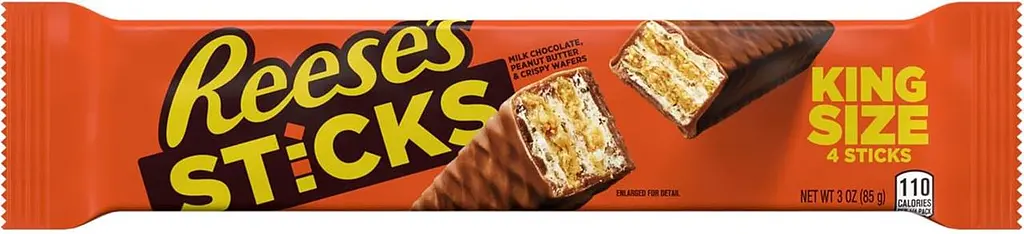 Вафельні батончики Reese's Sticks 4 шт, 85 г