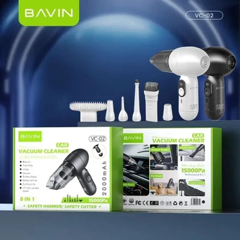 Пилосос BAVIN VC-02 15000Pa 2000 mAh Black (Z-VC02 BK) - фото 10