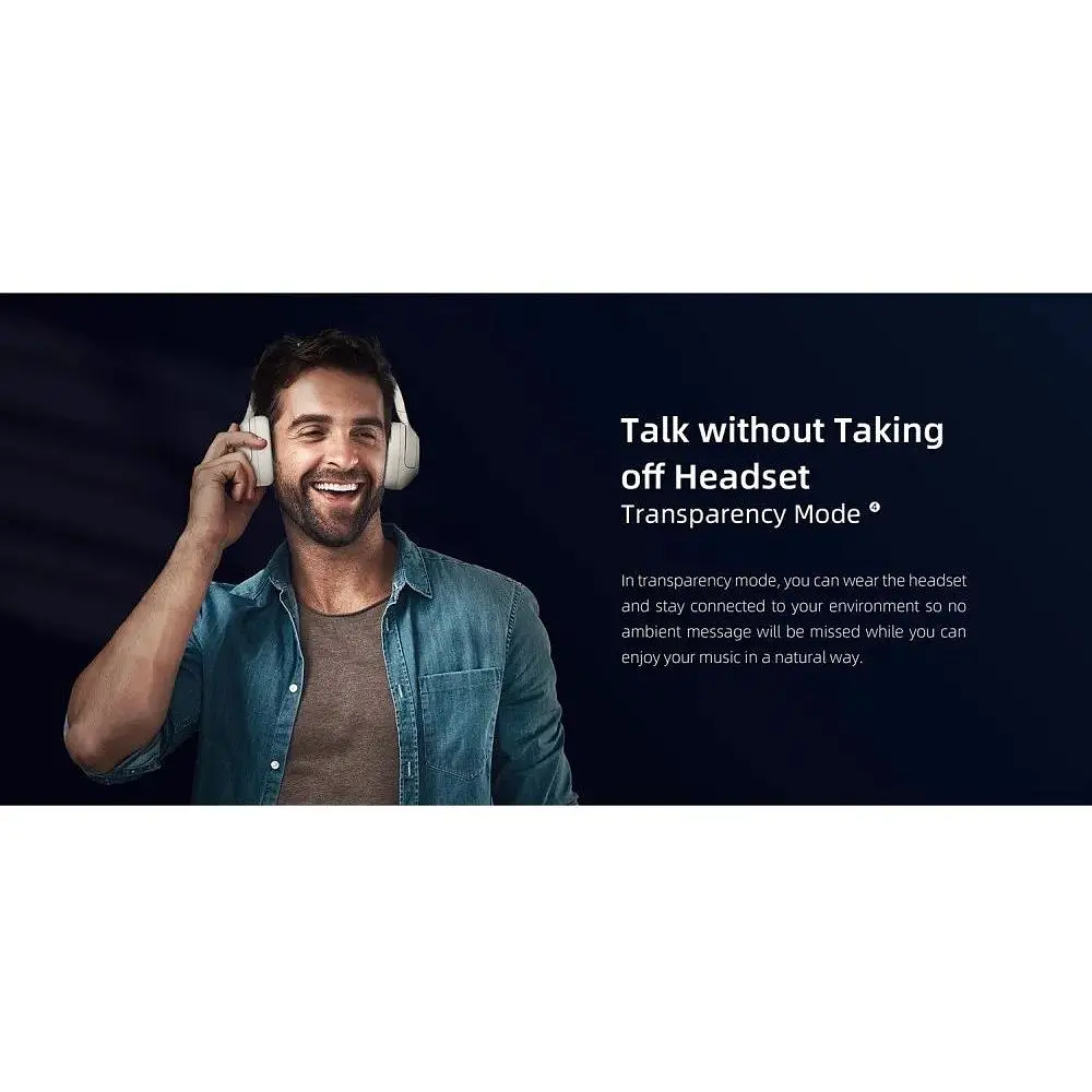 Навушники TWS стерео гарнітура QCY H3 2024 білі (Moon White) - фото 5