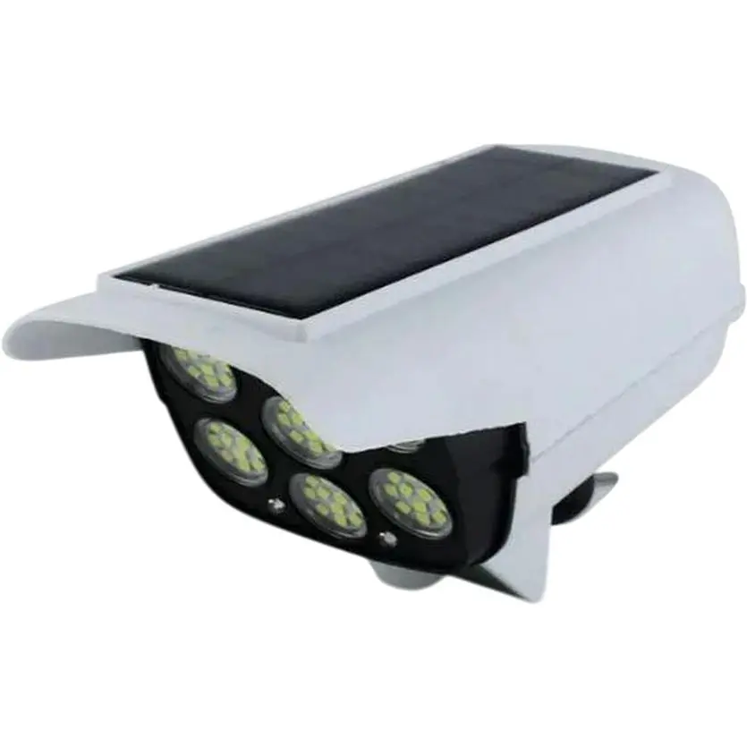 Фонарь-прожектор типа камеры QG-08 с солнечной панелью и датчиком движения уличный искусственный LED светильник с пультом (43681-_152) - фото 2