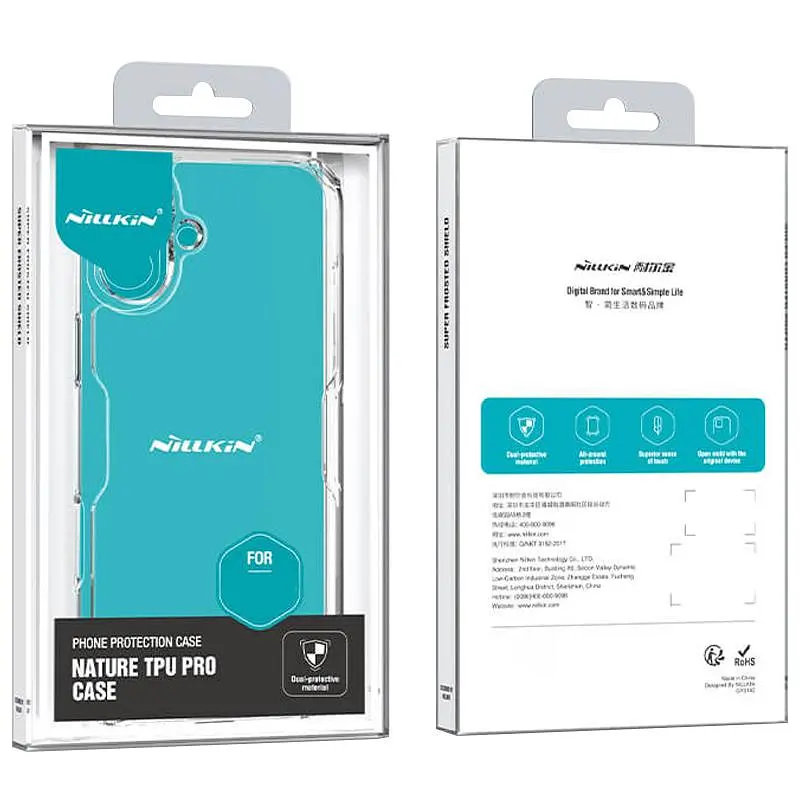 TPU чохол Nillkin Nature Pro Series для Apple iPhone 17 (6.3) Безбарвний (прозорий) - фото 6