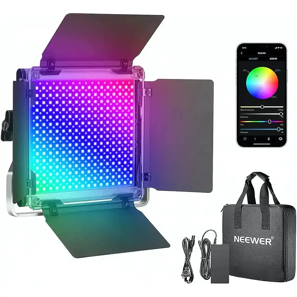 Студийный свет Neewer NL480S Bi-color RGB 3200K-5600K [110691] - фото 2