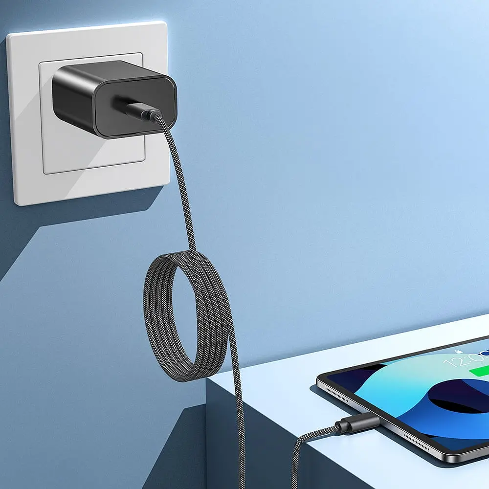 Кабель Choetech XCC-1052 Black USB-C to USB-C Magnetic PD3.1 240W 1.2m (43-00129) - фото 6