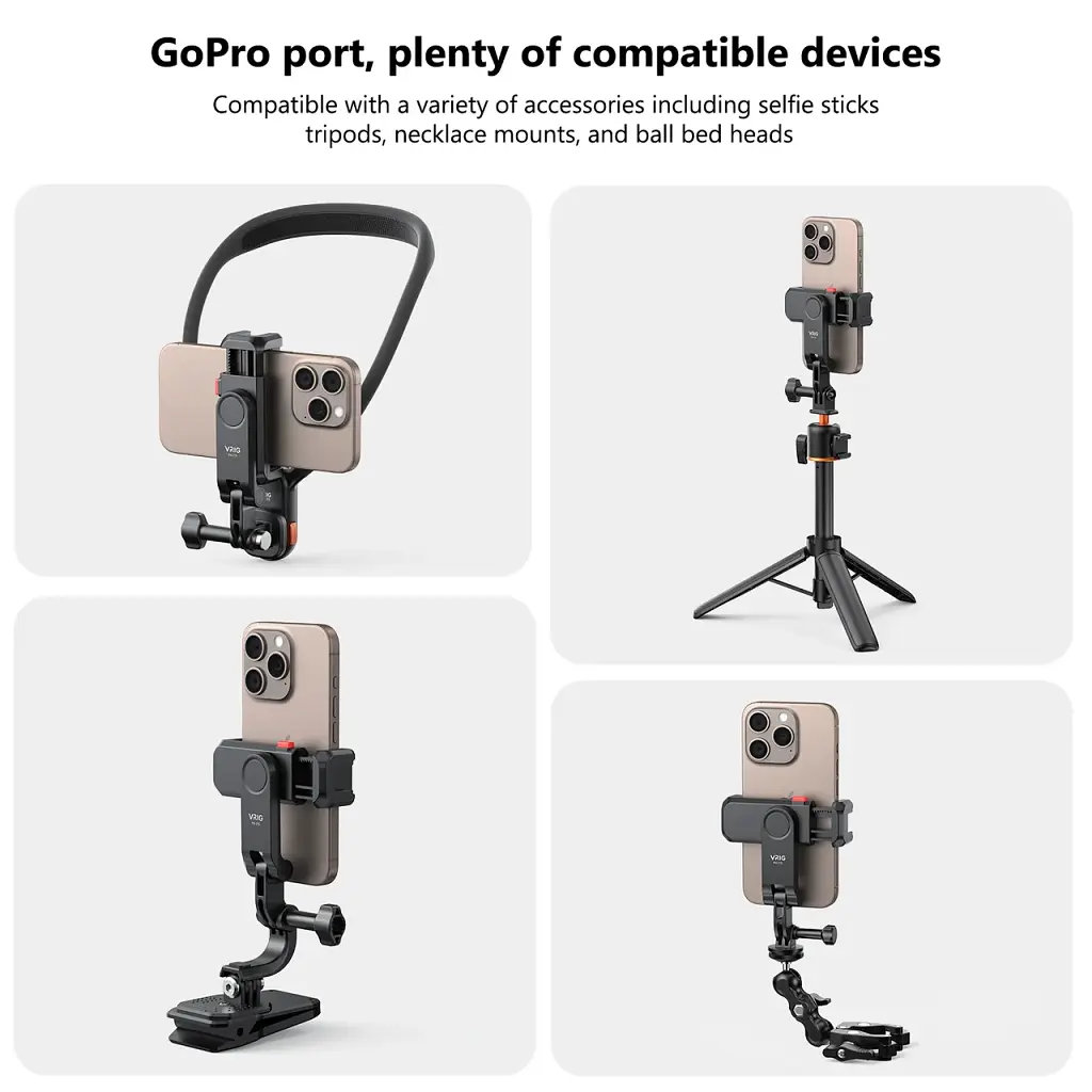 Крепление для штатива для телефона VRIG PH-17S, новое универсальное устройство для смартфона - фото 2