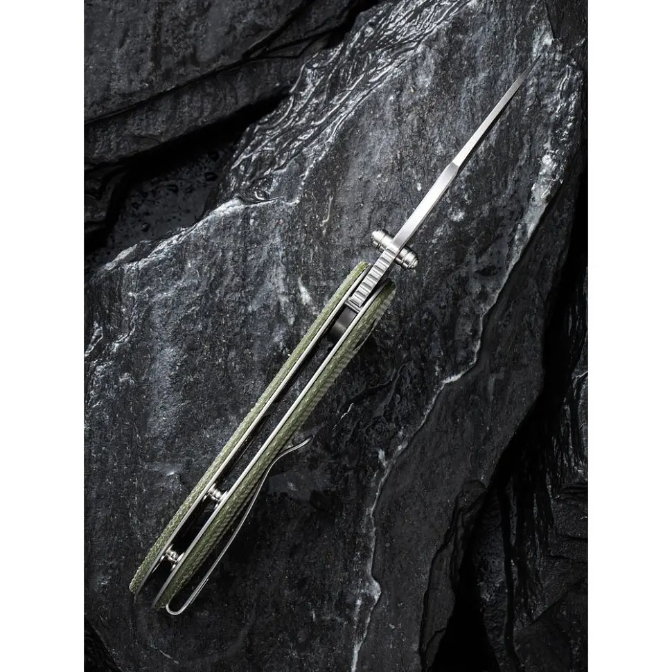 Ніж складаний кишеньковий Civivi Gordo, (6.4 см) D2 / Micarta оливковий - фото 16