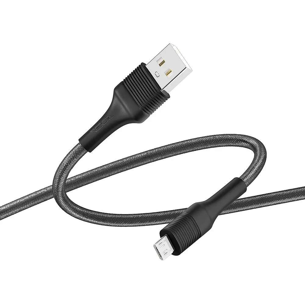 Кабель для зарядки и обмена данными USB Ridea RC-ST74 StablePro 60W 20V/3A USB-MicroUSB 1 м Черный - фото 3