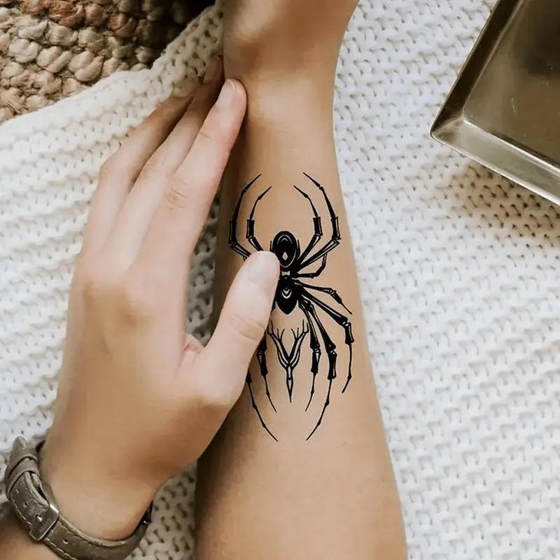 Набір дитячих тимчасових татуювань "Чорні міні №4" black-tattoo-mini-set-4-H - фото 4