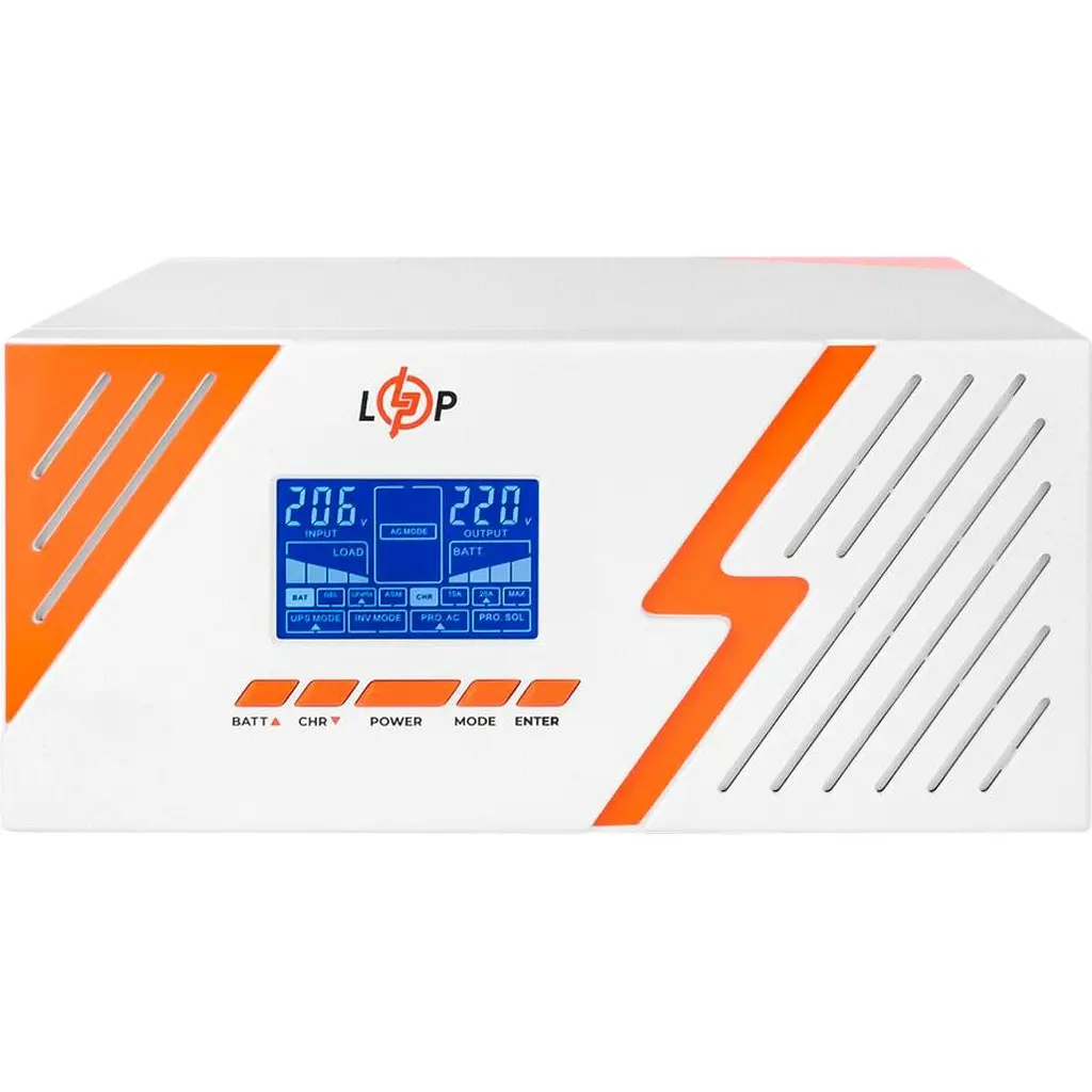 Джерело безперебійного живлення [ДБЖ] LogicPower LPM-PSW-1500VA + АКБ LiFePO4 2560Wh Smart BT [36817] [125159] - фото 3