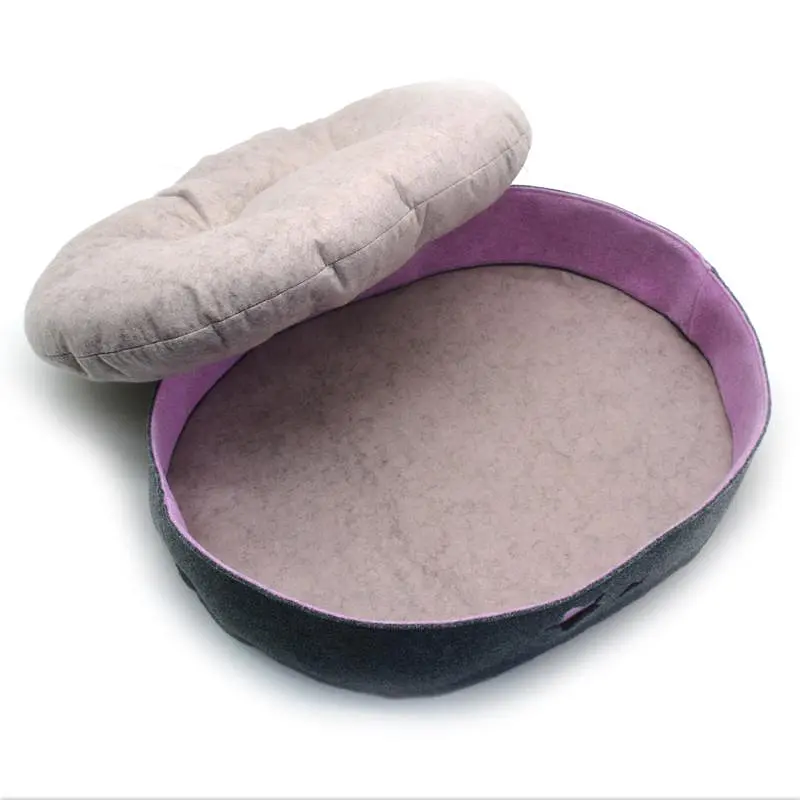 Лежак для котів та собак Zoo-hunt із фетру Зірочка сірий №4 45х60х12 см - фото 2