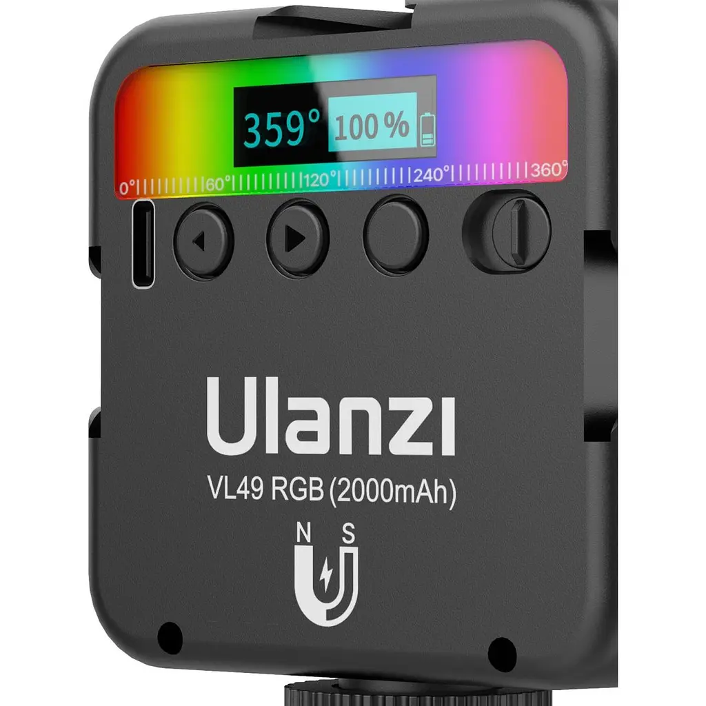 Накамерне світло Ulanzi VL49 RGB Black [75195] - фото 6