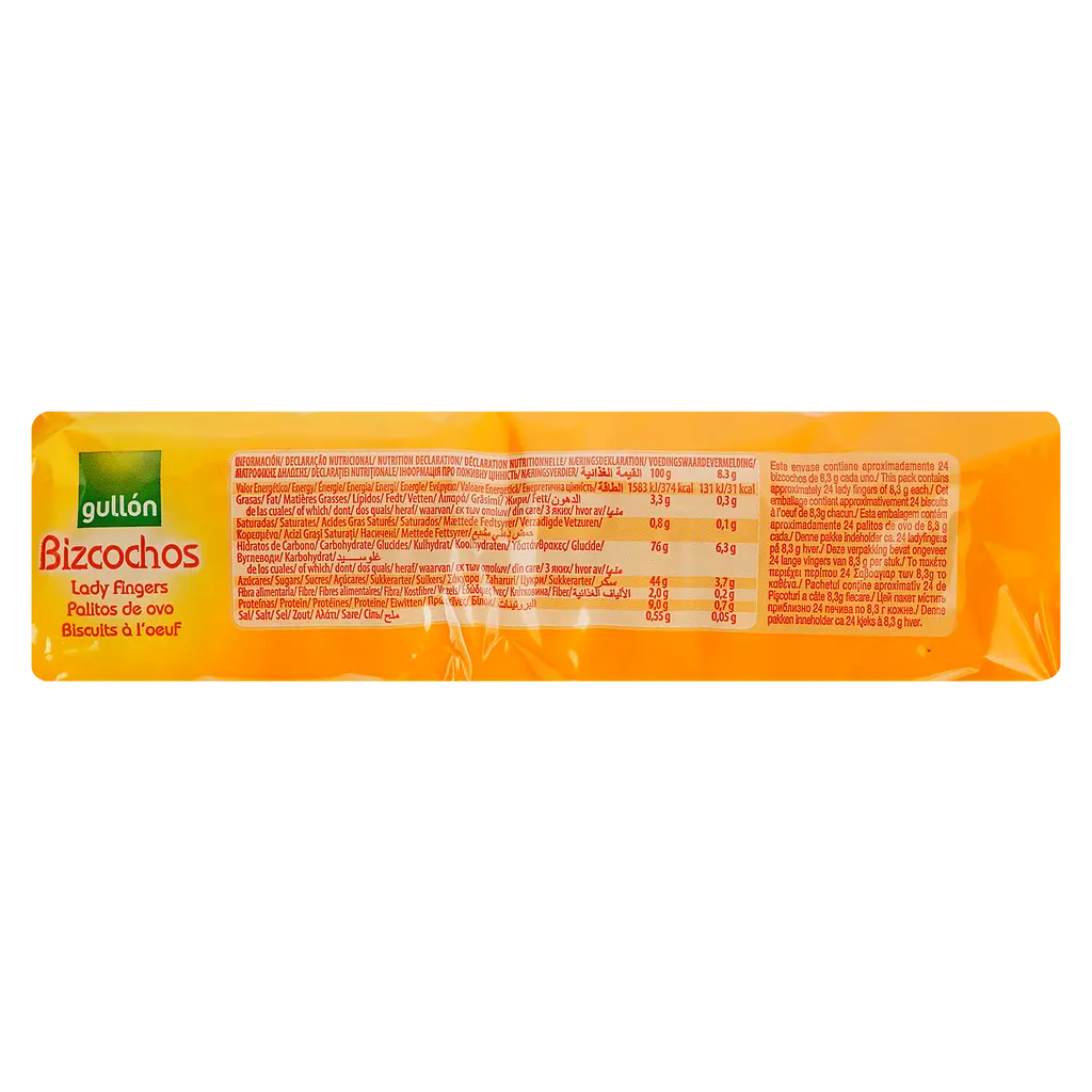Печенье Gullon Savoiardi Bizcocho 200 г - фото 3