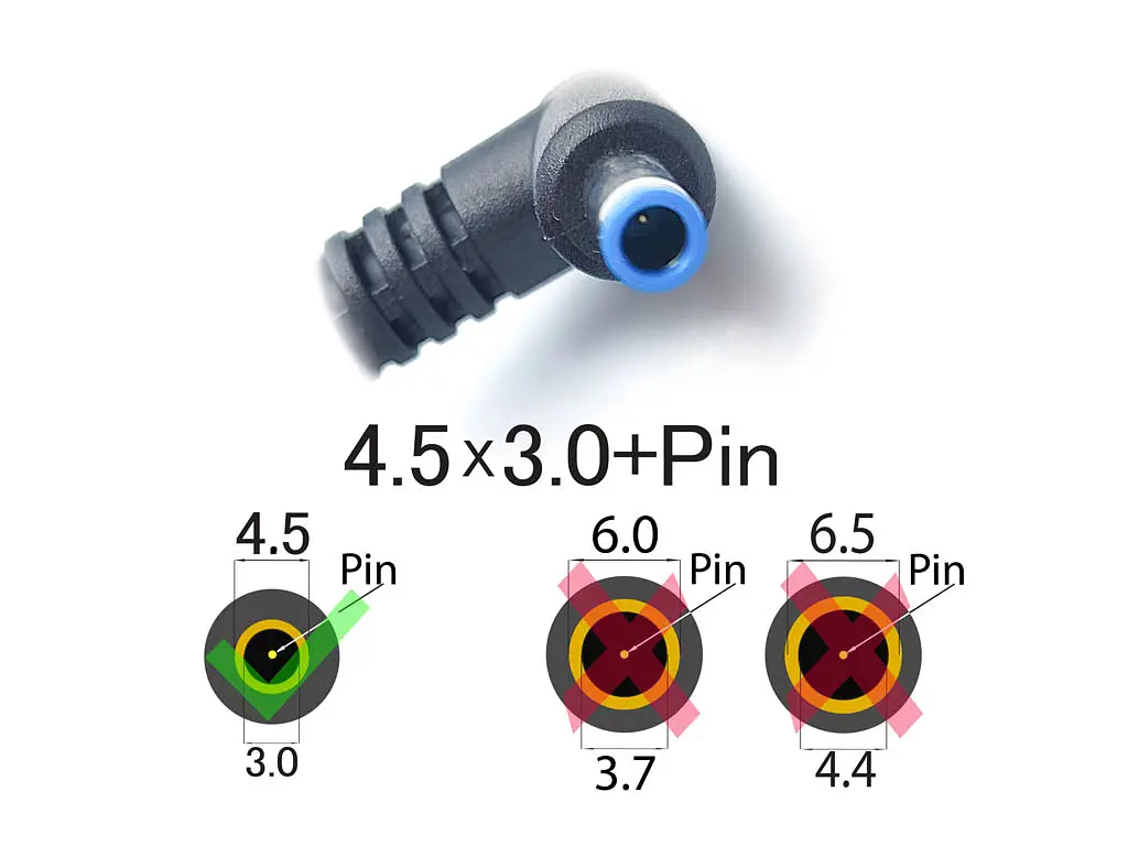 Зарядний пристрій для HP 19.5V 4.62A 90W (4.5x3.0+Pin Blue) - фото 2