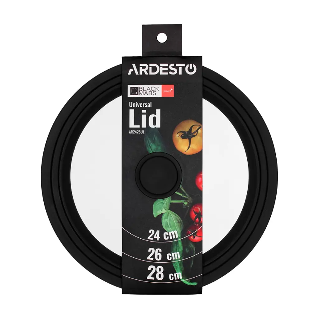 Кришка для посуду ARDESTO Black Mars Smart 24/26/28 см (AR2428UL) - фото 2