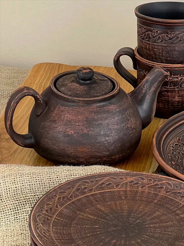 Столовий сервіз керамічного (глиняного) посуду на 4 особи Декор - фото 3