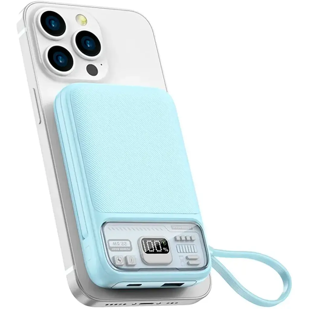 Внешний аккумулятор WiWU Wi-P016 10000mAh Blue [133059] - фото 7