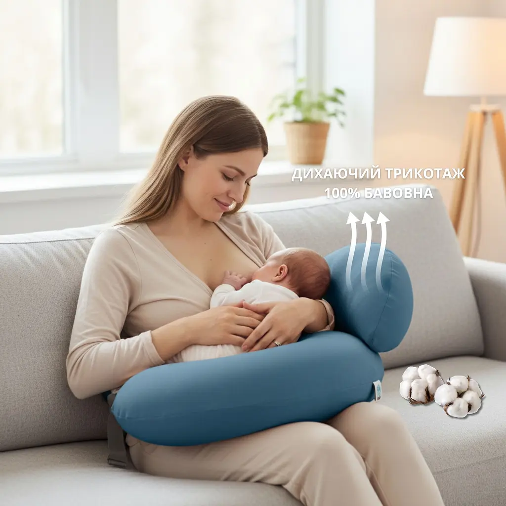 Подушка для годування Sei Design диванчик м'ята 60х70х16 см (8000036177_мята) - фото 10