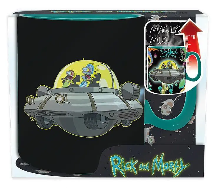 Чашка хамелеон AbyStyle RICK AND MORTY Spaceship (Рік та Морті) 460 мл - фото 3
