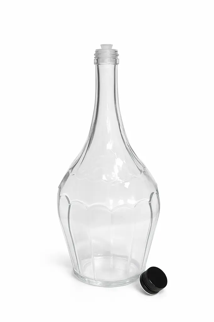 Пляшка EverGlass 2000 мл з металевою кришкою і дозатором - фото 2