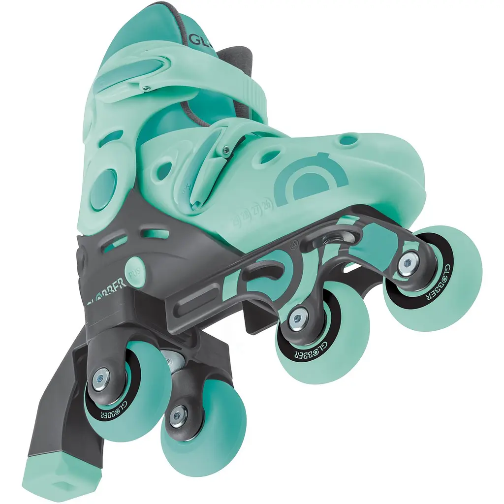 Роликовые коньки Globber Learning Skates 2 в 1 р.30-33 мятно-зеленые (783-206) - фото 6