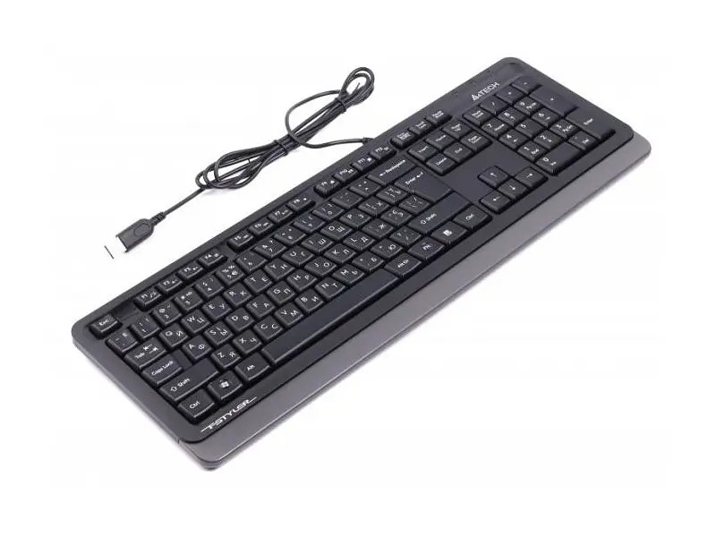 Клавіатура A4Tech Fstyler FKS10 Black/Grey - фото 3
