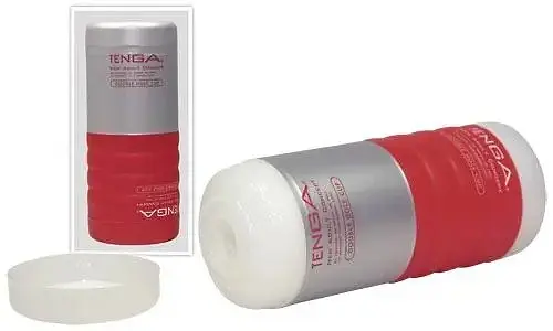 Мастурбатор Tenga Dual Feel Cup двосторонній, 15х4,5 см - фото 3