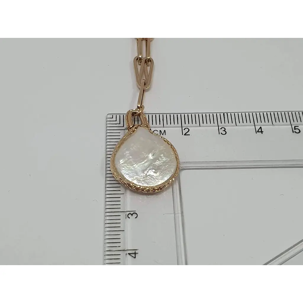 Золоте кольє Favoritum з перлами. 811576 45 - фото 4