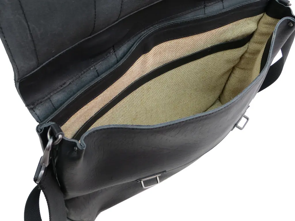 Мужской кожаный портфель Mykhail Ikhtyar 41х31х9 см sum0023097 - фото 7